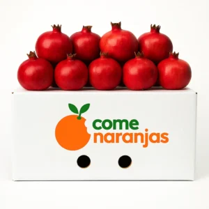 caja de granadas comenaranjas