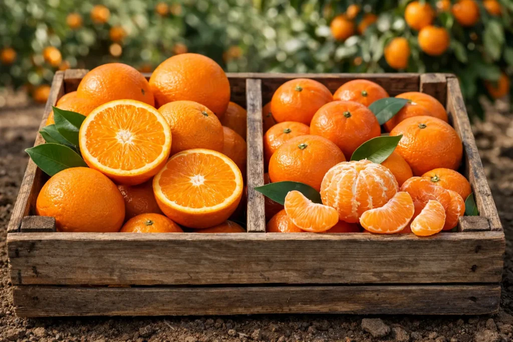 Naranjas vs Mandarinas: diferencias reales, propiedades y temporada.