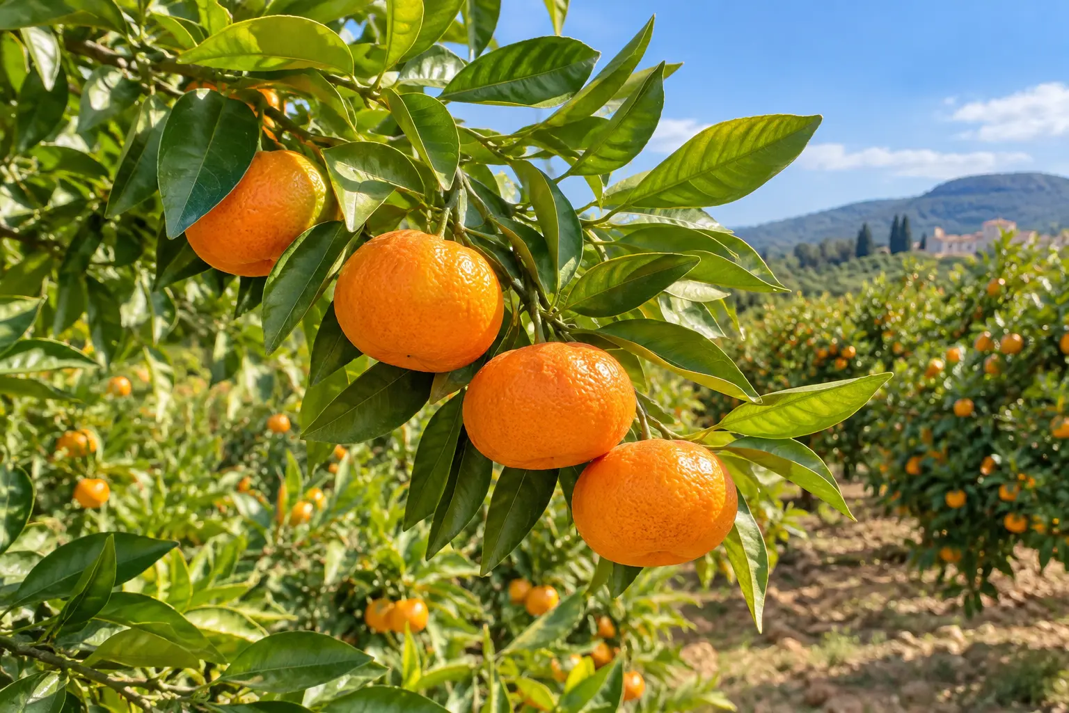 origen mandarinas